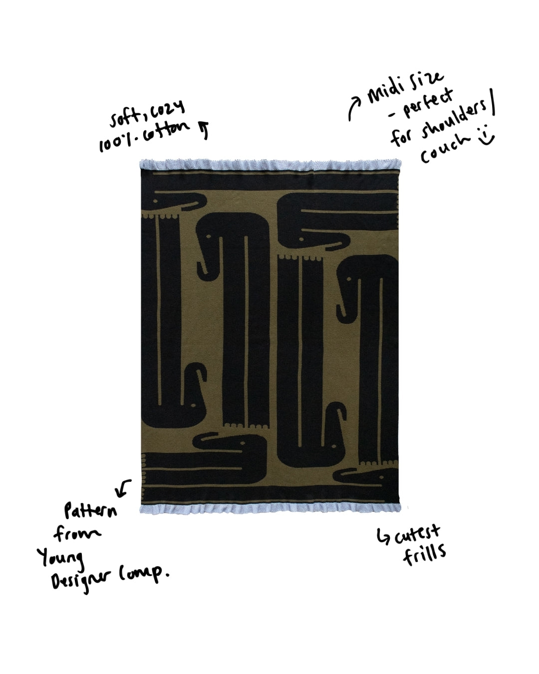 Grace Of Giants Midi Blanket