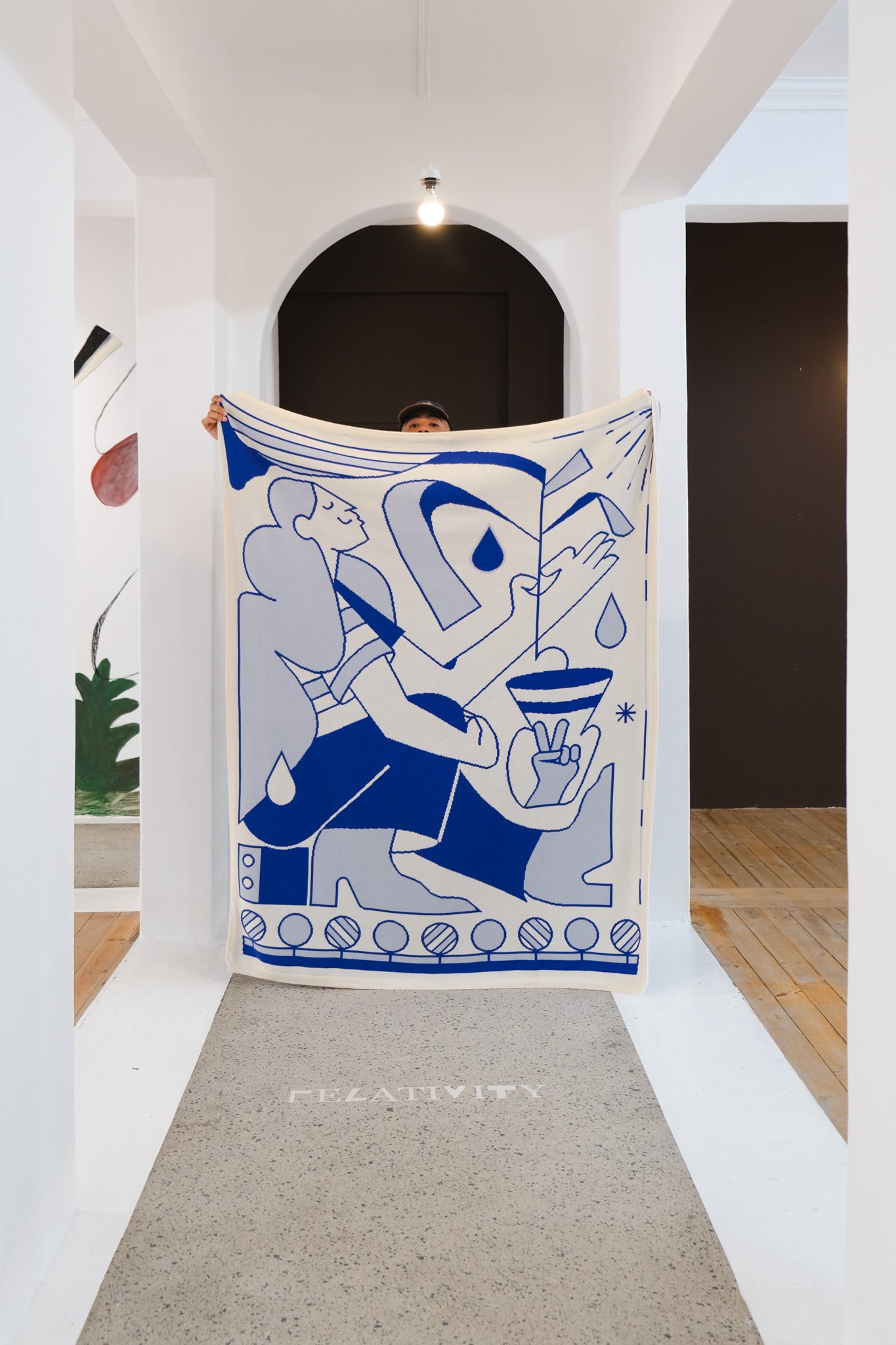 Artist Designed Blanket - From Her Vase x Russell Abrahams