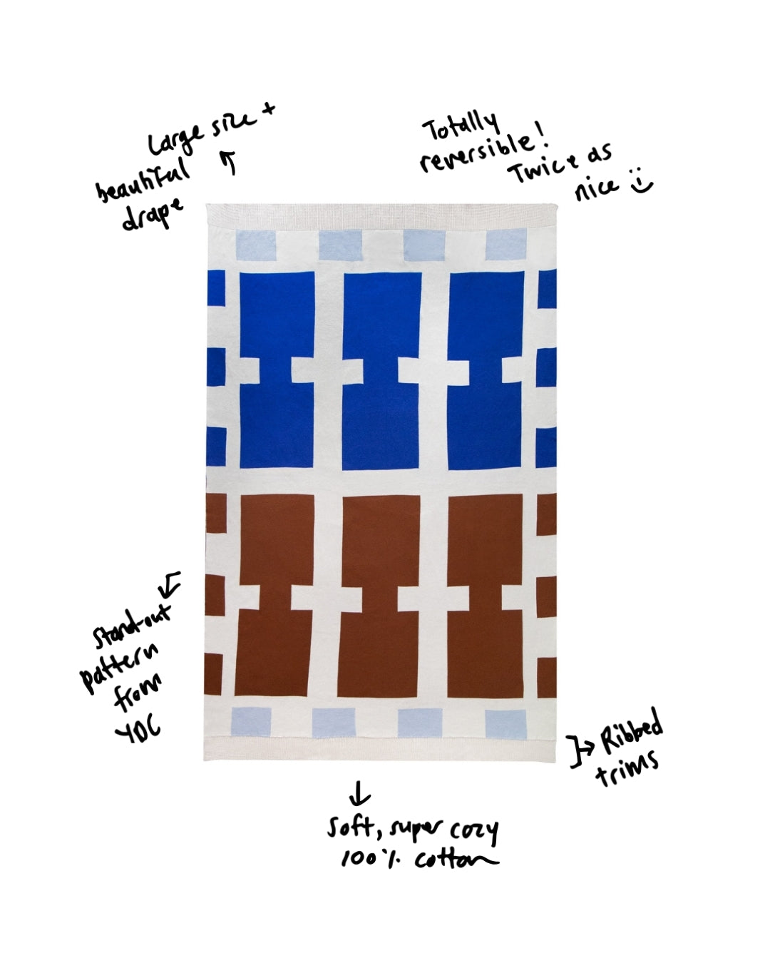 Rebone Reversible Blanket