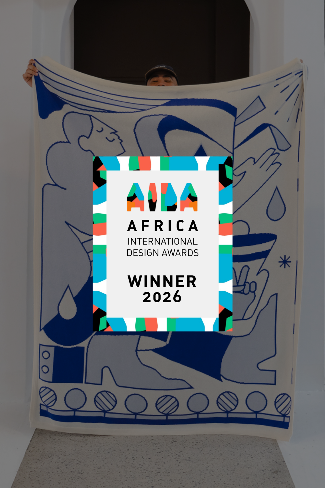 Artist Designed Blanket - From Her Vase x Russell Abrahams