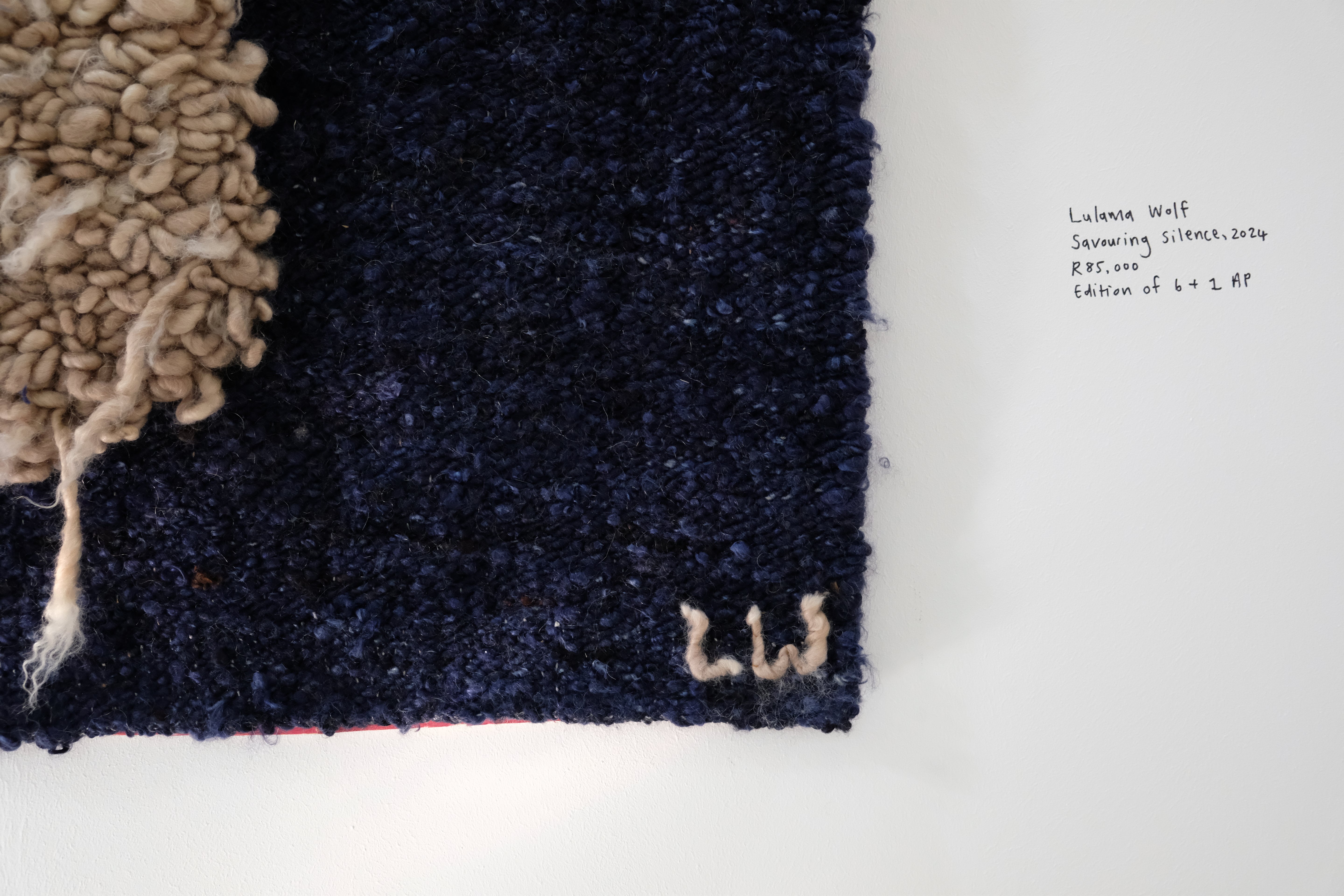 Textile Art - Savouring Silence x Lulama Wolf