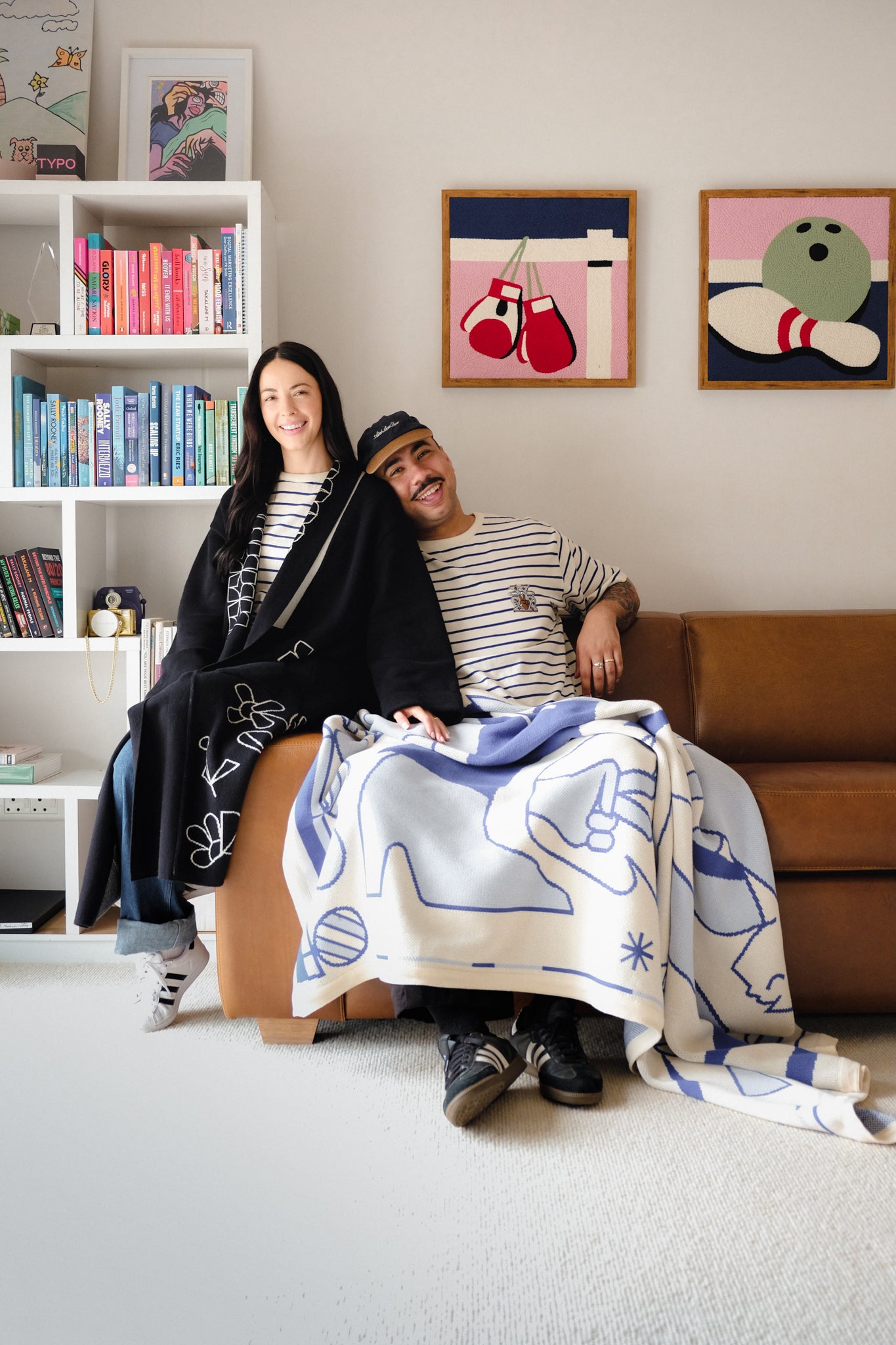 Artist Designed Blanket - From Her Vase x Russell Abrahams