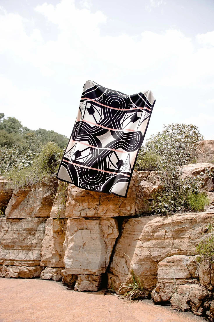 Artist Designed Blanket - Lulasclan for Kruger Shalati